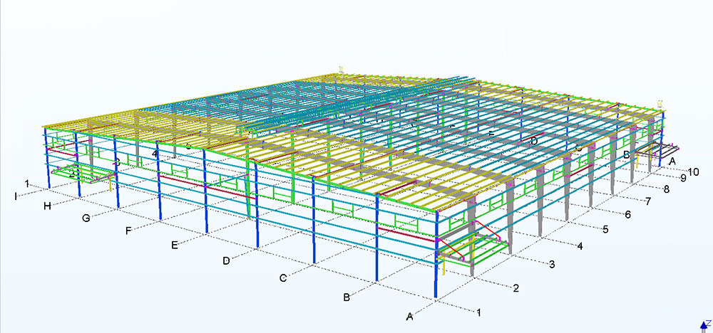 Mẫu bản vẽ nhà xưởng 450 m2