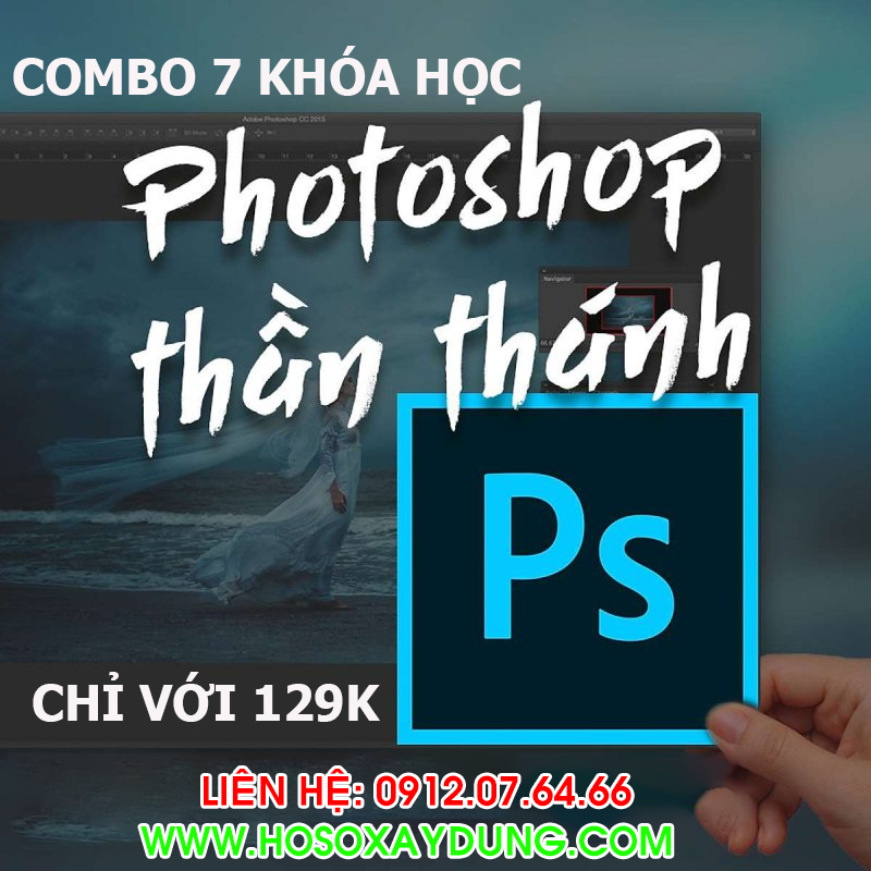 7 khóa học Photoshop thực chiến chỉ với giá 129k