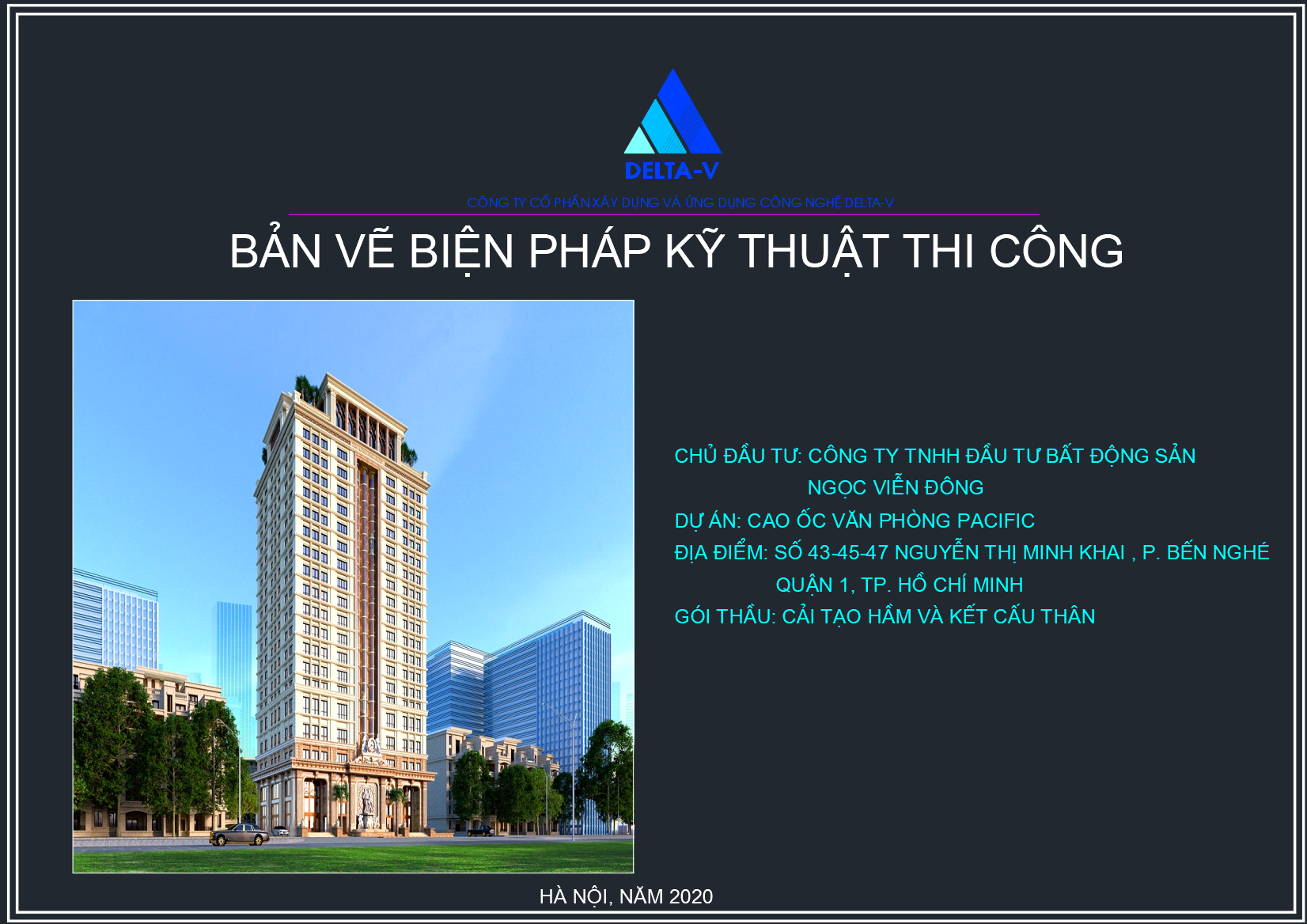 Biện pháp thi công PHÁ DỠ và CẢI TẠO TẦNG HẦM [ Cty DELTA ]