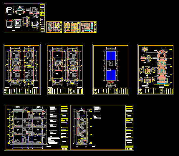 Tổng hợp 33 free download bản vẽ autocad nhà phố các loại