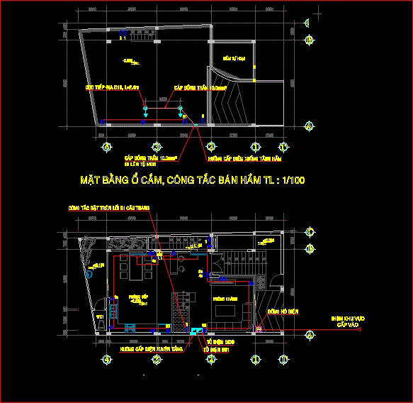 Bản vẽ thiết kế điện nước nhà dân