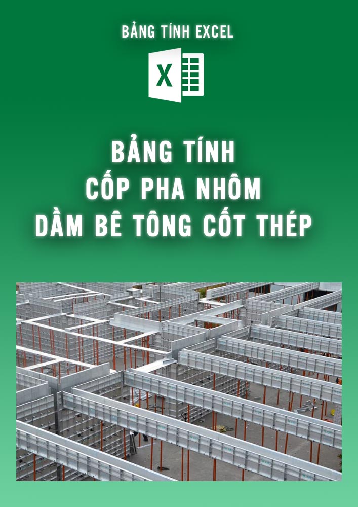 Bảng tính cốp pha nhôm dầm bê tông cốt thép (BTKC0105)