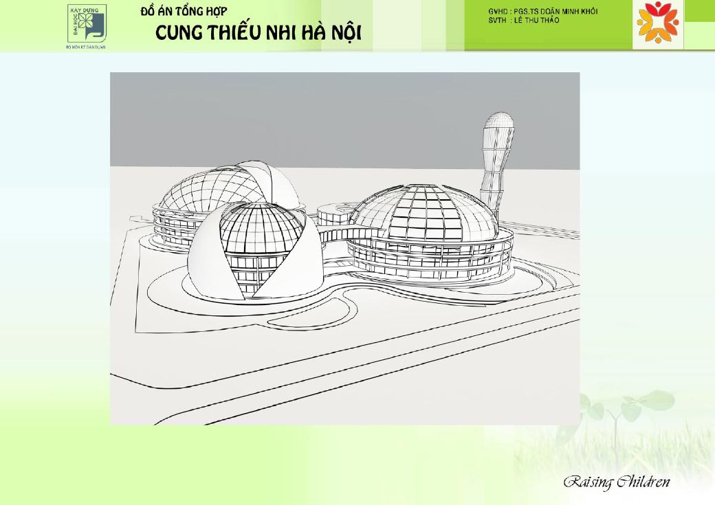 Đồ án tổng hợp cung thiếu nhi (SVKT0109)