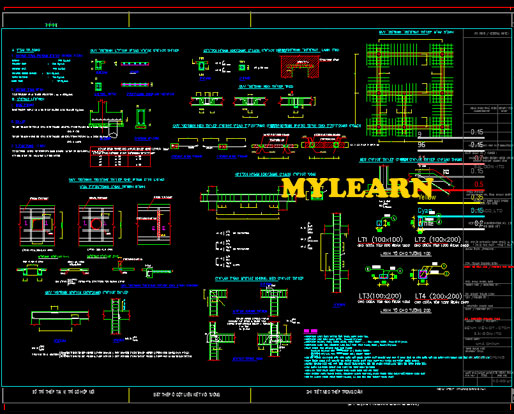 ghi chú chung trong bản vẽ kết cấu
