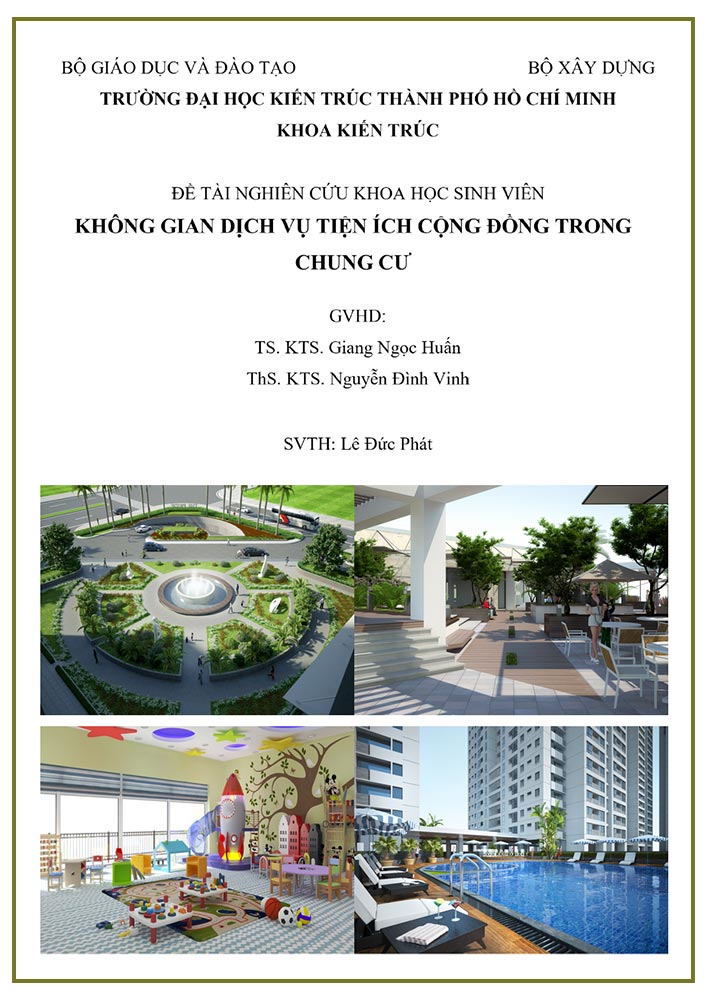 Không gian dịch vụ tiện ích công cộng trong chung cư (SVKT0113)