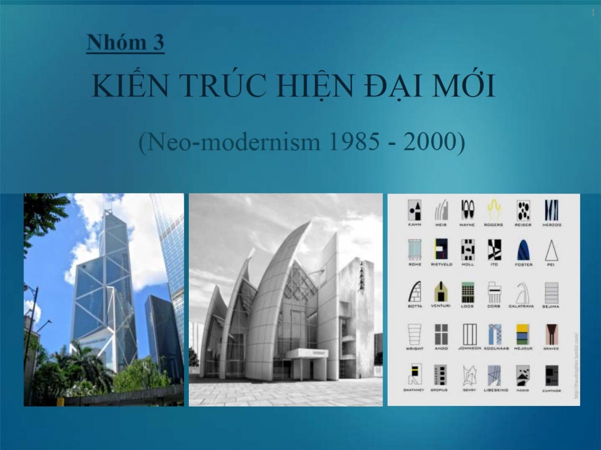 Kiến trúc hiện đại mới (SVKT0120)