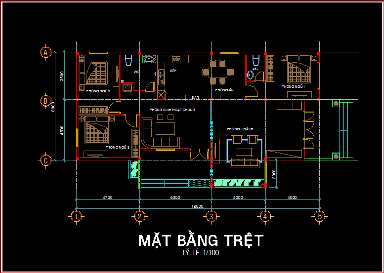 Mẫu nhà cấp 4 đẹp 8x18m