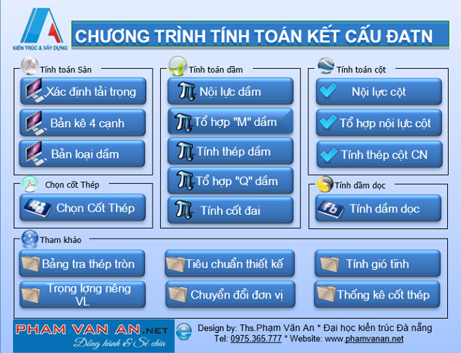 Chương trình tính toán kết cấu làm DATN v4