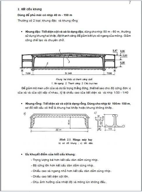 Kết cấu nhà nhịp lớn