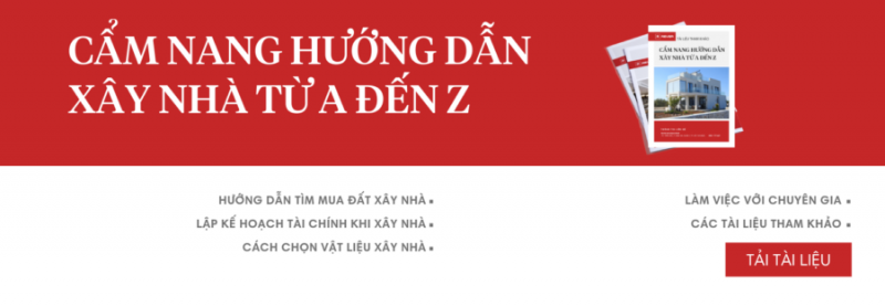 Cẩm nang hướng dẫn xây nhà