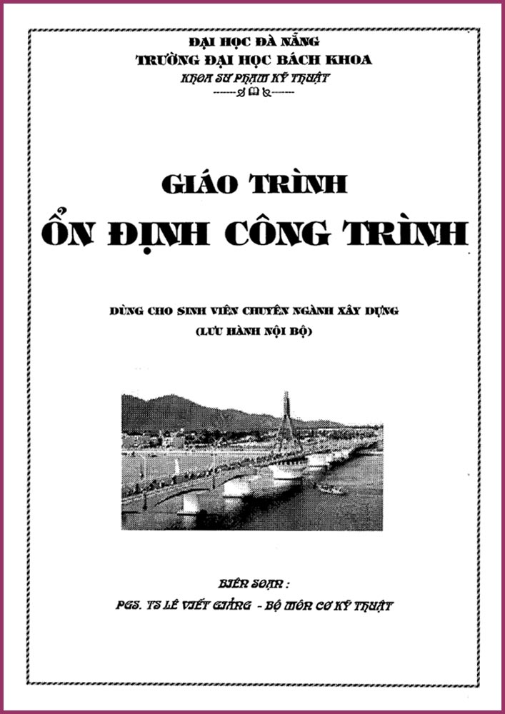 Giáo trình ổn định công trình – Lê Viết Giảng (CHCS0019)