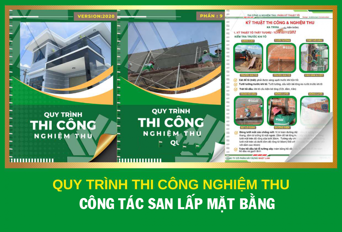 Quy trình thi công và nghiệm thu công tác san lấp mặt bằng