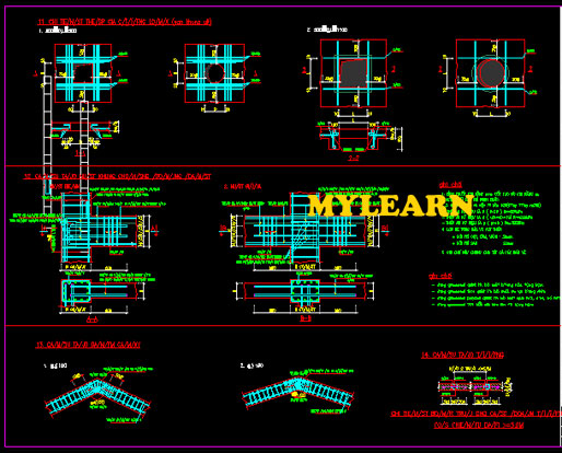 ghi chú chung trong bản vẽ kết cấu