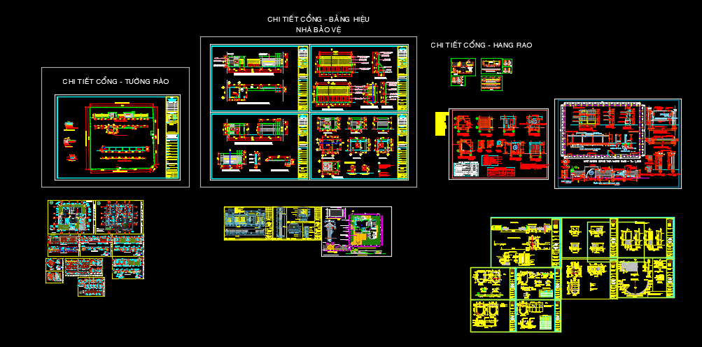 File cad cổng sắt