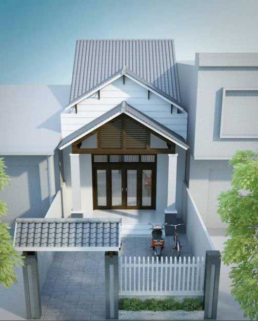 mẫu nhà cấp 4 diện tích 5×15